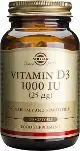 SOLGAR VITAMIN D-3 25MCG 1000IU SOFTGELS 250ST