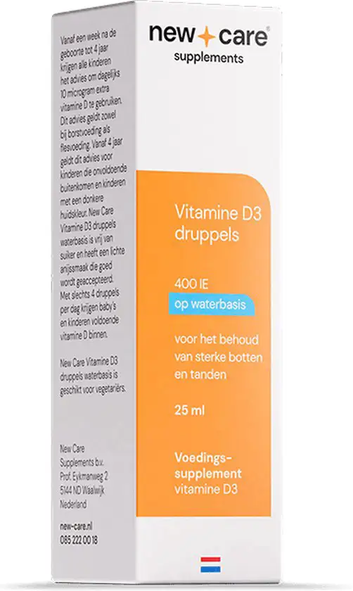 NEW CARE VIT. D3 DRUPPELS WATE 25