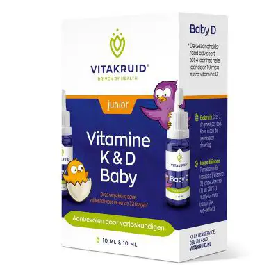 VITAKRUID BABY K EN D 2X10ML 20.0