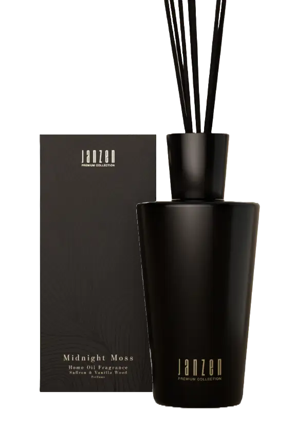 JANZEN HOME FRAGRANCE STICKS MIDNIGHT MOSS PREMIUM BLACK
