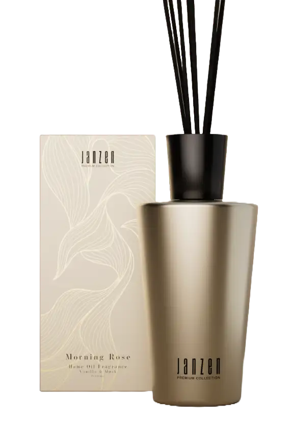 JANZEN HOME FRAGRANCE STICKS MORNING ROSE PREMIUM GOLD 500ML