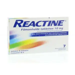 REACTINE 10MG CETIRIZINE 7ST 7