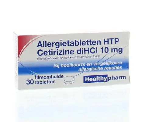 HEALTHYPHARM ALLERGIETABLETTEN CETIRIZINE 10MG 30ST