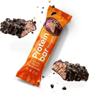 ORANGEFIT PROTEIN BAR AARDBEI CHOCO 50G