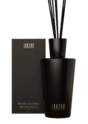 JANZEN HOME FRAGRANCE STICKS MYSTIC LEATHER PREMIUM BLACK