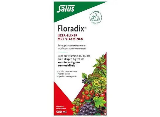 SALUS FLORADIX IJZER-ELIXER 50 500