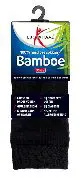 LUCOVITAAL BAMBOE SOK LANG ZWART 35-38 1 PAAR