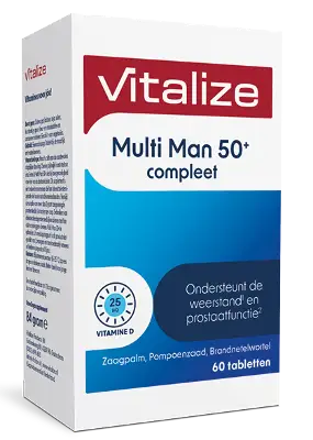 VITALIZE MULTI MAN 50+ COMPLEET 60 TABS