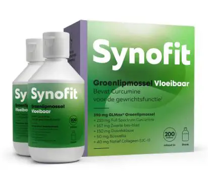 SYNOFIT GLMAX GROENLIPMOSSEL VLOEIBAAR 2X200ML