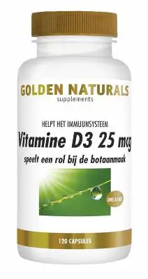 GOLDEN NATURALS VITAMINE D3 25MCG 120ST