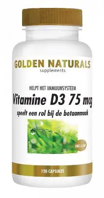 GOLDEN NATURALS VITAMINE D3 75MCG 120ST