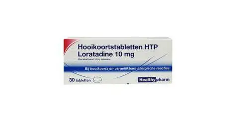 HEALTHYPHARM HOOIKOORTSTABLETTEN LORATADINE 10MG 30ST