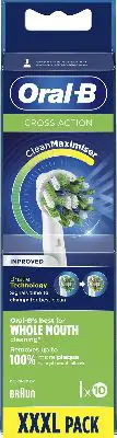 ORAL B OPZETBORSTELS CROSS ACTION 10 STUKS