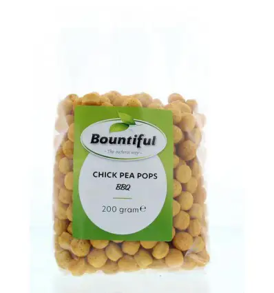 BOUNTIFUL CHICK PEA POPS BBQ 200GR