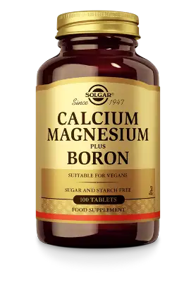 SOLGAR CALCIUM MAGNESIUM PLUS BORON 100ST