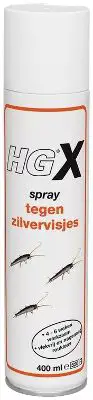 HG X SPRAY TEGEN ZILVERVISJES 400 INSECTICIDEN