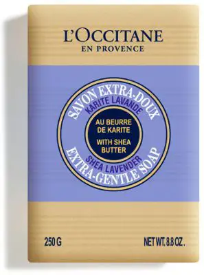 L'OCCITANE SHEA BUTTER LAVENDER SOAP 250 GR SHEA BUTTER
