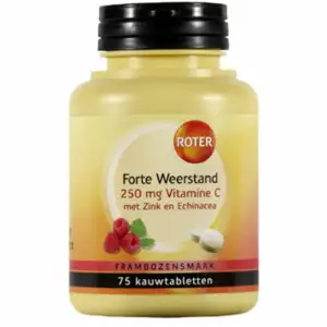 ROTER WEERSTAND KAUWTABLET FRA 75 VITAMINE C