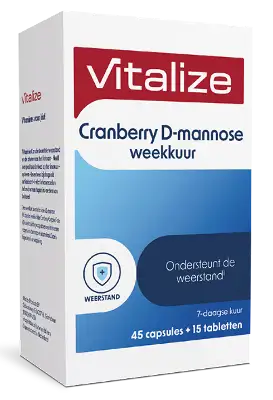 VITALIZE D-MANNOSE CRANBERRY W 60