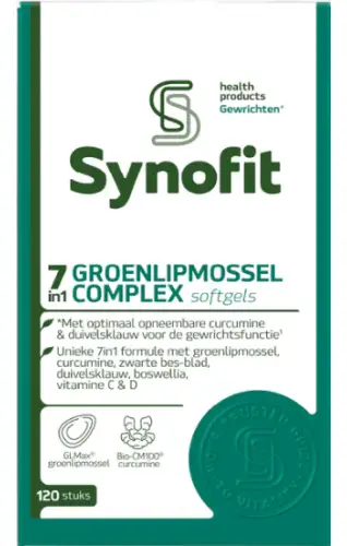 SYNOFIT 7 IN 1 GROENLIPMOSSEL COMPLEX 120ST