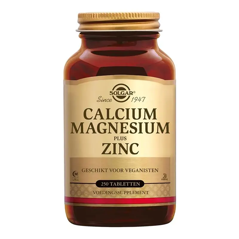 SOLGAR CALCIUM MAGNESIUM PLUS ZINC 250ST