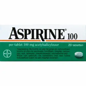 ASPIRINE 100MG TABLETTEN 20ST 20