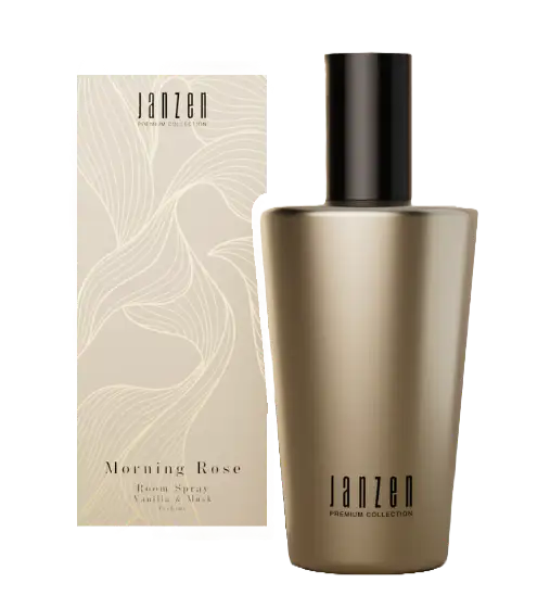 JANZEN ROOM SPRAY MORNING ROSE PREMIUM GOLD 300ML