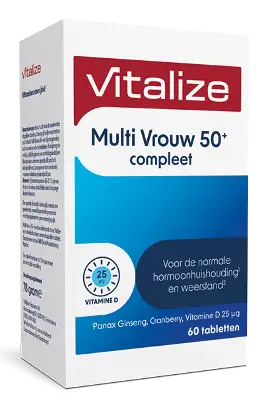 VITALIZE MULTI VROUW 50+ COMPLEET  60 TABS