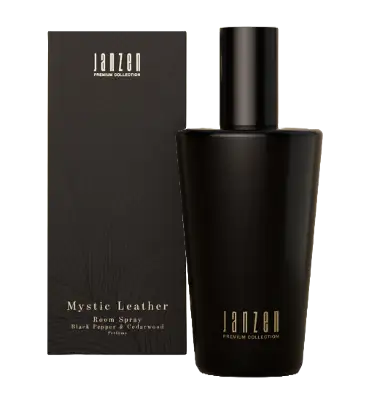 JANZEN ROOM SPRAY MYSTIC LEATHER PREMIUM BLACK 300ML