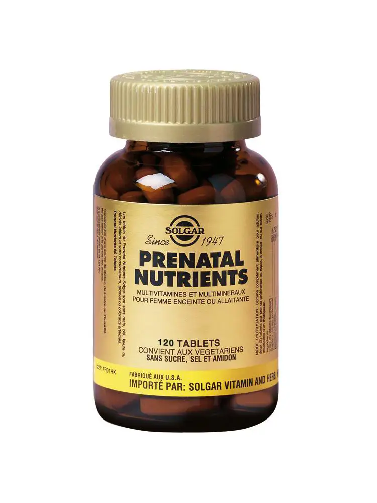 SOLGAR PRENATAL NUTRIENTS 120ST