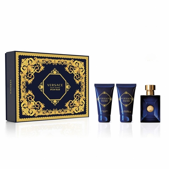 Drogisterij Visser - Uw specialist in schoonheid en gezondheid! - VERSACE  DYLAN BLUE EDT+SHOWERGEL+AFTERSHAVE SET