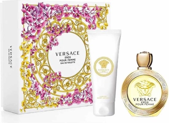 Drogisterij Visser - Uw specialist in schoonheid en gezondheid! - VERSACE  EROS FEMME EDT 100ML + BODYLOTION SET